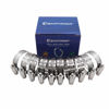 Picture of Roadformer 1.25" Worm Gear Hose Clamp - SAE 20 Size, Full Stainless Steel with 1/2" Band Working Range 21mm - 44mm Duct Clamp Pipe Clamp Worm Drive Hose Clamp Fuel Line Clamp (10 Pack, 21mm - 44mm)