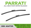 Picture of PARRATI® High Performance Premium All-Season Automotive Windshield Wipers with Rear Wiper Blades Replacement for 2015-2023 Ford Edge,Easy to Install 28"+28"+14"(Set of 3)