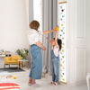 Picture of Mibote Baby Growth Height Chart Handing Ruler Wall Decor for Kids, Canvas Removable Height Growth Chart 79" x 7.9" (Letters)