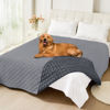 Picture of Smiry Waterproof Dog Blanket, Reversible Dog Bed Cover Pet Blanket, Soft Couch Cover for Dogs Washable, Bed Couch Sofa Furniture Protector for Puppy Cat Kids (82"x102", Grey/Dark Grey)