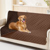 Picture of Smiry Waterproof Dog Blanket, Reversible Dog Bed Cover Pet Blanket, Soft Couch Cover for Dogs Washable, Bed Couch Sofa Furniture Protector for Puppy Cat Kids (52"x82", Brown/Chocolate)