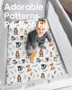 Picture of Pack N Play Sheets Fitted, TotBasic Ultra Soft Animal Mini Crib Sheets, Premium Jersey Knit Pack and Play Sheets Neutral, Stretchy Play Yard Sheets for Pack and Play Mattress, 2 Pack (Bear and Dear)