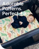 Picture of Pack N Play Sheets Fitted, TotBasic Ultra Soft Dinosaur Mini Crib Sheets, Premium Jersey Knit Pack and Play Sheets, Stretchy Neutral Play Yard Sheets for Pack and Play Mattress, 2 Pack(Vintage Dino)