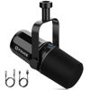 Picture of FDUCE SL40 USB/XLR Dynamic Microphone for Podcasting, Gaming, Live Streaming & Recording, Built-in Headphone Output, LED Mute Button, All Metal, Voice-Isolating Technology