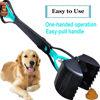Picture of ienjoyed 2-Piece Pooper Scooper for Large Medium & Small Dogs Heavy Duty,Long Handled Dog Poop Scooper for Grass,Durable Dog Poop Pick Up Tool