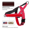 Picture of Annchwool No Pull Dog Harness with Padded Handle+5 Ft Leash,Reflective Strip Escape Proof and Quick Fit to Adjust Dog Harness,Easy for Training Walking for Small & Medium and Large Dog(Red-Set,S)