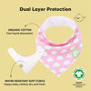 Picture of 8-Pack Organic Baby Bandana Drool Bibs for Girls - Super Absorbent Baby Bibs for Baby Girls, Baby Boys, Soft Cotton Bandana Bibs, Baby Drool Bib, Teething Bibs for Infant, Toddler, Bib(Pink Dreams)