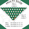 Picture of Realeaf Christmas Dog Bandanas 2 Pack, Snowflake and Santa Claus Dog Scarf for Boy and Girl, Premium Durable Fabric, Holiday Red and Green Bandana for Small and Medium Dogs Cats Pets (Small)