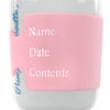 Picture of Pumpkin Doodle-The Original Write and Reuse Baby Bottle Labels for Daycare (Pink-Small) Compatible with Dr. Brown's 4oz Bottle