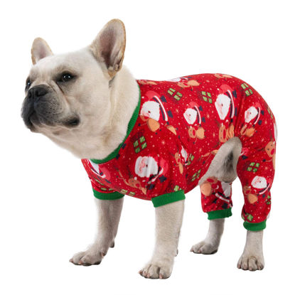 Picture of CuteBone Dog Christmas Pajamas Sweater Gifts for Small Dogs Clothes P135L