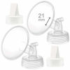 Picture of Maymom 21mm Flange and Duckbill Valve Compatible with Spectra S1 Spectra S2 Spectra 9 Plus Not Original Spectra 20mm Replace Pump Parts Spectra Flange Spectra Duckbill Valve
