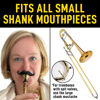 Picture of [2 Pack] Clip-On Mustache For Trumpets & Trombones - Includes Protective Case - Fits All Small Shank Mouthpieces - Perfect Accessory For Young Musicians - Mouthpiece Not Included