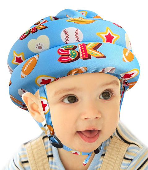 Picture of Simply Kids Baby Helmet for Crawling Walking I Baby Head Protector No Bumps and Soft Cushion Infant Baby Safety Headguard for Learning to Walk I Toddler Helmets 1-2 Years Old, 6-12 Months