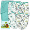 Picture of Cute Castle 3-Pack Baby Swaddle Sleep Sacks - Newborn Swaddle Sack - Ergonomic Baby Swaddles Blanket Warp for Boys and Girls - Baby Essentials (0-3 Months - Green)