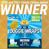 Picture of Bodhi Dog Disposable Male Dog Diapers | Super Absorbent Leak-Proof Fit | Premium Adjustable Male Dog Pee Wraps with Moisture Control & Wetness Indicator | 20 Count Medium Size