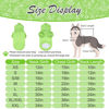 Picture of KOOLTAIL Dog Hoodie, Dog Sweater for Large Dogs with Leash Hole and Pocket, Fall Dog Sweatshirt Soft and Warm, Dog Winter Hooded Coat, Pet Cold Weather Fleece Clothes for Small Medium Dogs, Green L