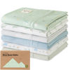 Picture of Organic Burp Cloths Baby Girl, Boy - 6-Pack Large Baby Burp Cloths, Super Absorbent Burping Cloths for Babies, Soft & Plush Cotton Burp Cloth, Spit Up Burp Rags, Newborn Burp Clothes (Vessels)
