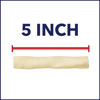 Picture of Pet Factory 100% Made in USA Beefhide 5" Chip Rolls Dog Chew Treats - Natural Flavor, 22 Count/1 Pack
