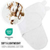 Picture of Mama Cheetah Baby Swaddle Sack, Organic Cotton Swaddle Blanket, Adjustable Swaddle Sleep Sacks, Easy Swaddles for Boy Girl 0-3 Month, Baby Essentials, 4-Pack, Melange