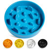 Picture of LE TAUCI Slow Feeder Dog Bowls Ceramic, 1.5 Cups Slow Eater Bowl for Dogs, Puppy Slow Feeder Bowl for Fast Eaters, Dog Dishes to Slow Down Eating, Maze Dog Bowl, Vortex Blue