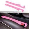 Picture of IHOTDER 2PCS Car Seat Gap Filler,Super Flexible Car Side Seat Gap Filler Car interior Accessories,Universal Car Organizer Between Seats for Tightly Filling Seat Gaps (Pink)……