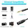 Picture of Twozoh XLR Male to 1/4 Inch Jack TRS Cable, Balanced 6.35mm Plug to 3 pin XLR Male, Quarter inch to XLR Stereo Male to Male Guitar Cable 15FT (Profesional/HiFi)