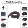 Picture of MIKIZ 50ft XLR Cables Braided 50 ft 2 Pack - Anti-Tangling Premium XLR Patch Cables Male to Female 3 Pin