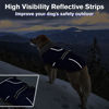 Picture of Lelepet Warm Dog Coat Reflective Dog Fleece Vest Waterproof Dog Jacket Windproof Dog Winter Coat Dog Cold Weather Coats with Adjustable Buckle XXLarge Dog Coat Dog Snowsuit Dog Coat for Large Dogs