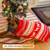 Picture of KYEESE Christmas Dog Sweaters for Medium Dogs, Classic Snowflake Reindeer Holiday Dog Sweater with Leash Hole Ugly Dog Sweater Warm Dog Christmas Outfit, XXXL
