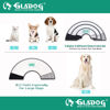 Picture of GLADOG Soft Dog Cone Collar, 3 PCS (XL is Only 1 PCS) Flexible Plastic Cone for Dogs After Surgery, Dog Recovery Collar, Adjustable E-Collar for Large/Medium/Small Dogs Cat, Comfy Elizabethan Collar