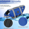 Picture of EMUST Dog Life Vests for Swimming, Adjustable Dog Life Jackets for Swimming with Reflective Stripes,Dog Water Vest for Small/Medium/Large Dogs, L, Royal Blue