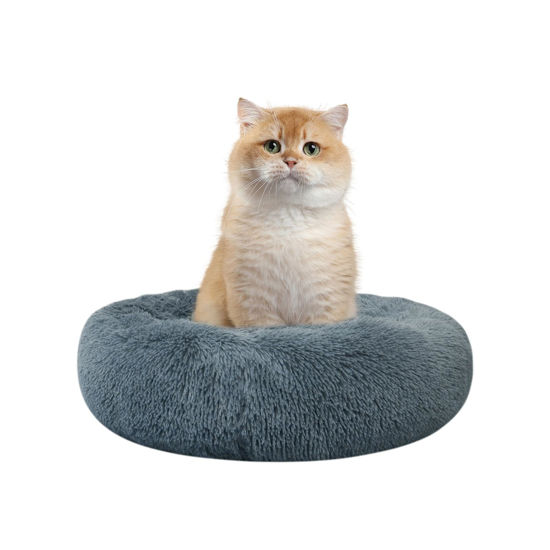 Picture of Nisrada Cat Beds for Indoor Cats,15.7 Inch Dog Bed for Small Melium Large Dogs, Washable-Round Pet Bed for Puppy and Kitten with Slip-Resistant Bottom