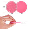 Picture of 2PCS Bling Car Cup Coaster, 2.75 Inch Auto Car Cup Holder Insert Coasters Silicone Anti-Slip Crystal Rhinestone Drink Car Cup Mat, Universal Vehicle Interior Accessories for Women Girls (Pink)