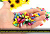 Picture of VICTHY 140pcs (14 Colors) Cat Nail Caps, Cat Claw Covers Cat Nail Covers with Adhesives and Applicators (Small)