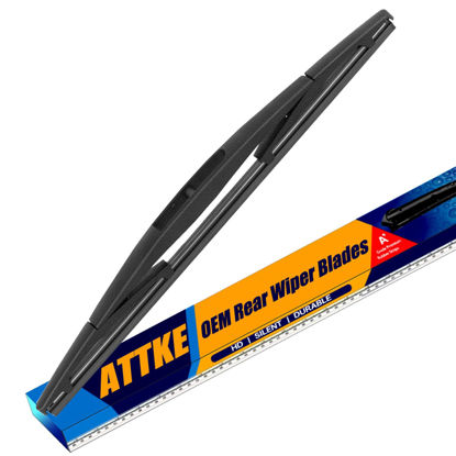 Picture of ATTKE Rear Wiper Blade for Honda HR-V 2016-2020/Mazda CX-3 2016-2019/Nissan Leaf 2011-2019 OEM Genuine Style (10" Rear Wiper Blade)