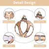 Picture of AMTOR Dog Harness with Leash Set,No Pull Adjustable Reflective Step-in Puppy Harness with Padded Vest for Extra-Small/Small Medium Large Dogs and Cats(Beige,XXS)