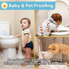 Picture of 4our Kiddies Toilet Locks Baby Proof, Baby Proofing Toilet Seat Lock with Extra Pallet Fit for Most Standard Toilet, Easy Intallation Toilet Lid Lock for Child Safety with 1 Extra 3M Adhesive((1 Pack)