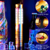 Picture of Upgrade 4 Pcs Bottle Service Lights LED Strobe Baton Bottle Girl Lights Bright Rechargeable Bottle Service Sparklers Champagne Handheld Light for Club Wedding Party Concert Event Outdoor(Gold)