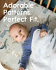 Picture of Premium Fitted Baby Boy Crib Sheets for Standard Crib Mattress - Ultra-Soft Jersey Knit Crib Mattress Sheet, Safe and Snug, Durable, Stylish Crib Sheet, 28''x52''x9'' Extra Deep Pocket (Whale Dreams)