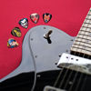 Picture of Guitar Picks 24 Pack Thin,Medium,Heavy/Thick Guitar Picks,Bass Picks Personalized Design,0.46 0.71 0.96 1.20 mm Guitar Pick for Acoustic Guitar,Bass Guitar, Electric Guitarr (Mix 5)