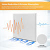 Picture of Soundproof Wall Panels, Kuchoow Acoustic Panels Self-Adhesive, 12 Pack Acoustic Wall Panels High Density, Sound Proof Panels for Walls Home Studio Office 12" X 12" X 0.4" White