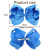 Picture of Oaoleer 40Pcs 6" Hair Bows Clips Grosgrain Ribbon Bows Hair Alligator Clips Hair Barrettes Hair Accessories for Baby Girls Infants Toddlers Kids Teens Children (6 Inch)