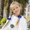 Picture of Oaoleer 40Pcs 3" Grosgrain Ribbon Alligator Clips, Barrettes & Hair Accessories for Baby Girls, Infants, Toddlers, Kids, Teens, Children (3 Inch, 40 Colors)