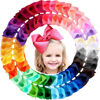 Picture of Oaoleer 40Pcs 8" Hair Bows Clips Grosgrain Ribbon Bows Hair Alligator Clips Hair Barrettes Hair Accessories for Baby Girls Infants Toddlers Kids Teens Children (8 Inch)