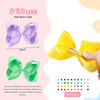 Picture of Oaoleer 40Pcs 8" Hair Bows Clips Grosgrain Ribbon Bows Hair Alligator Clips Hair Barrettes Hair Accessories for Baby Girls Infants Toddlers Kids Teens Children (8 Inch)