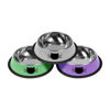 Picture of Serentive 3Pcs Cat Bowls, Non-Slip Stainless Steel, 7 Oz, Suitable for Indoor Pets, Removable Rubber Base, Lovely Color