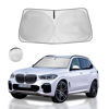 Picture of HOHUIGO Windshield Sun Shade for BMW X5 2024 2023 2022 2021 2020 2019 M Sport xLine Front Window Sunshade SUV Accessories Fodable Sun Visor UV Protector Shade Heat Shield Cover