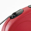 Picture of Flexi New Classic Cord Retractable Dog Leash for Small Dogs up to 26 lbs. - 26 ft., Red | Tangle-Free Pet Walking Leash with One-Handed Brake, Pause, Lock|German Quality Product