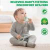 Picture of FEISCS Baby Teether Silicone Teething Toys for Babies 6-12 Months 0-6 Months,Baby Chew Toys Teething Relief,Gifts for Baby,BPA-Free