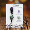 Picture of BOHO GARDEN Hanging Car Charm - Amethyst & Amazonite - Dangling Moon & Healing Crystal Accessories, Rearview Mirror Decorations - Balance, Intuition, Spirituality, Self-Love, Honesty, Clarity, Energy
